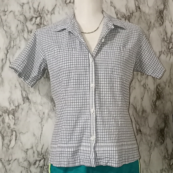 Columbia Tops - Columbia Plaid Button Down